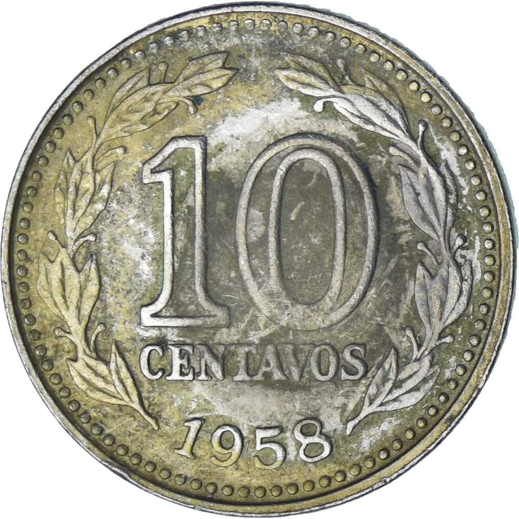 Argentina, 10 Centavos, 1958