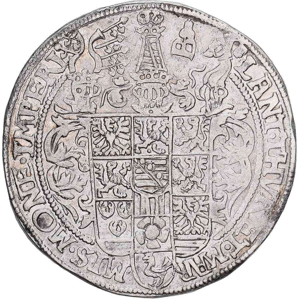 Duchy of Saxe-Weimar, Friedrich Wilhelm I & John II, 1 Thaler, 1590, Saalfeld