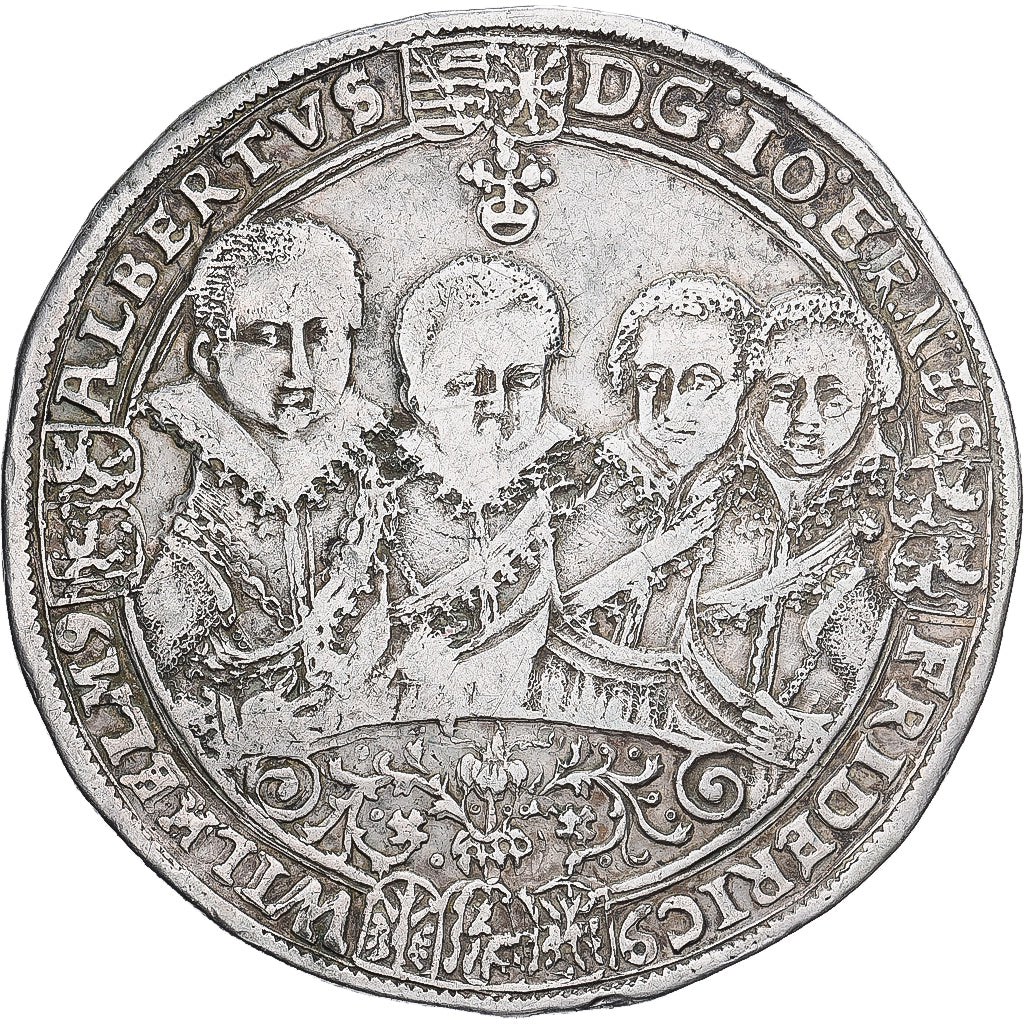 Herzogtum Sachsen-Weimar, John Ernest I, 1 Thaler, 1614, Saalfeld, Silber, SS