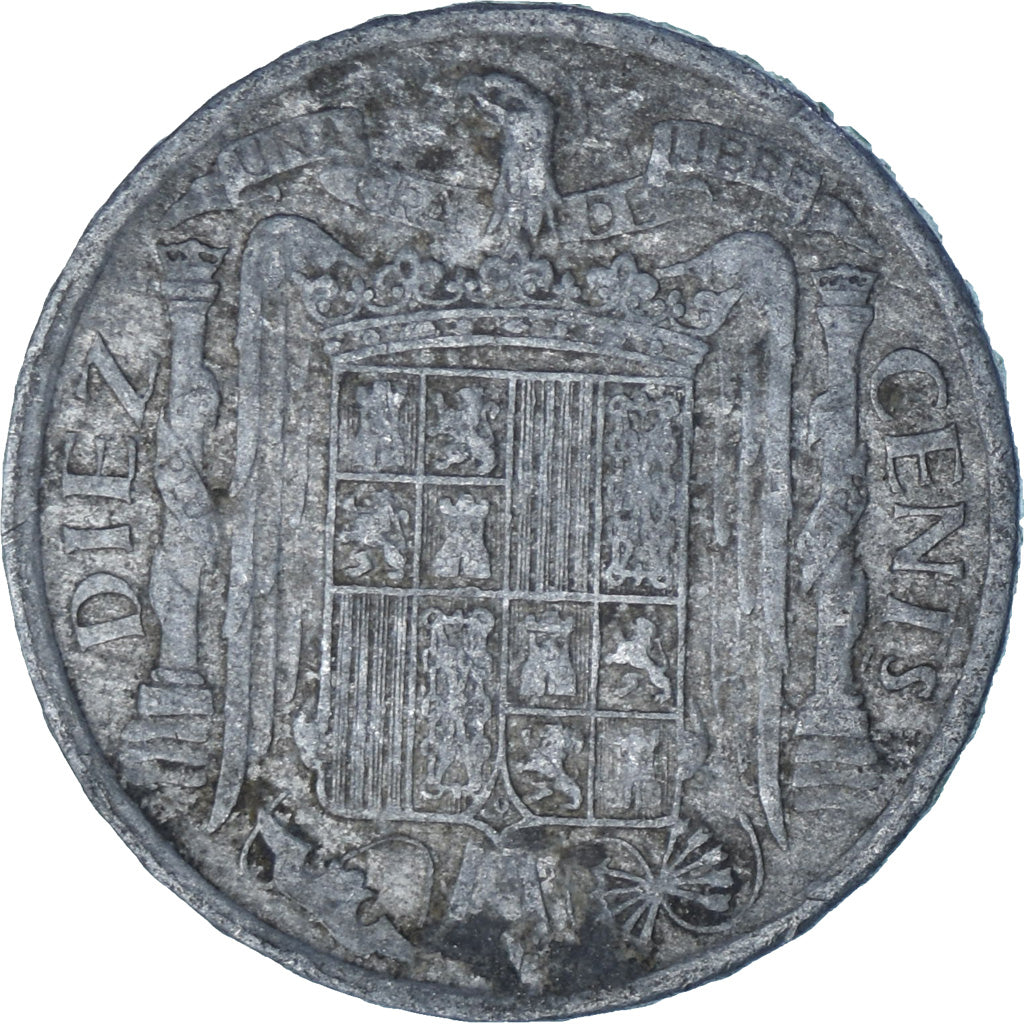 Spanien, 10 Centimos, 1953