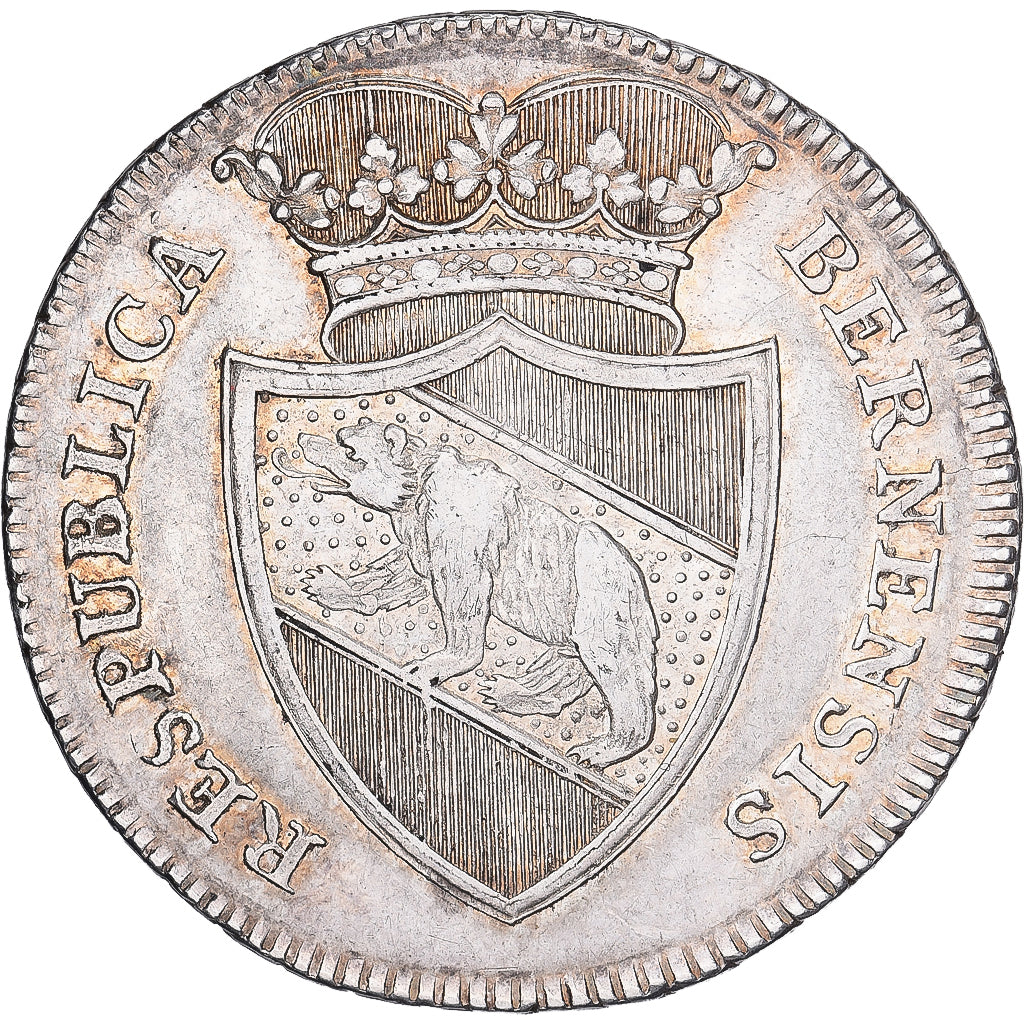City of Bern, 1/2 Thaler, 1796, Berne, Srebro, AU(55-58), KM:151