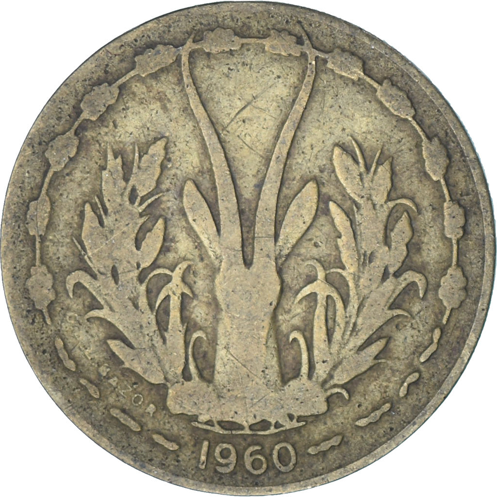 West Africa, 5 Francs, 1960