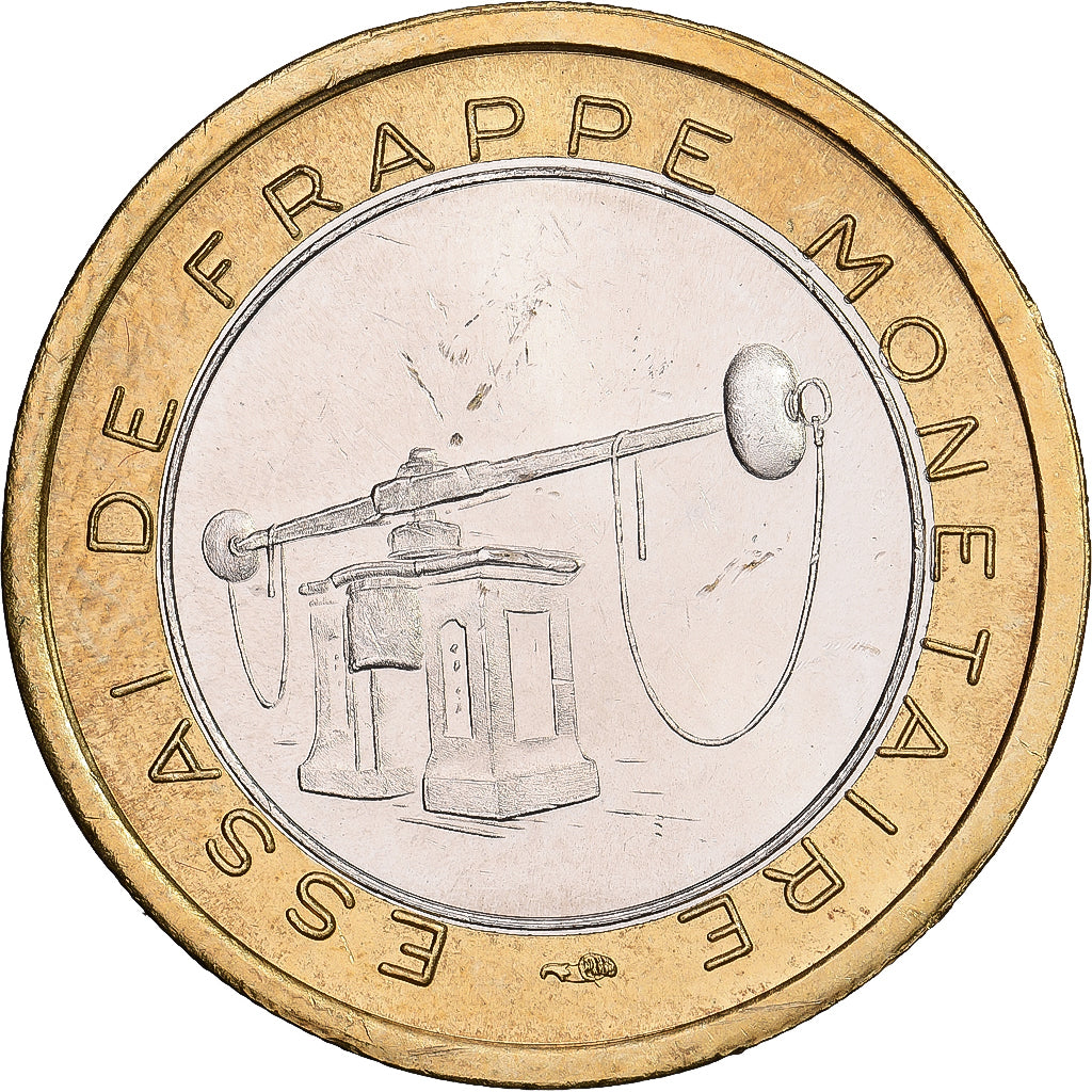 Francia, 1 Euro, Essai de frappe, Pessac, Bi-metallico, SPL-