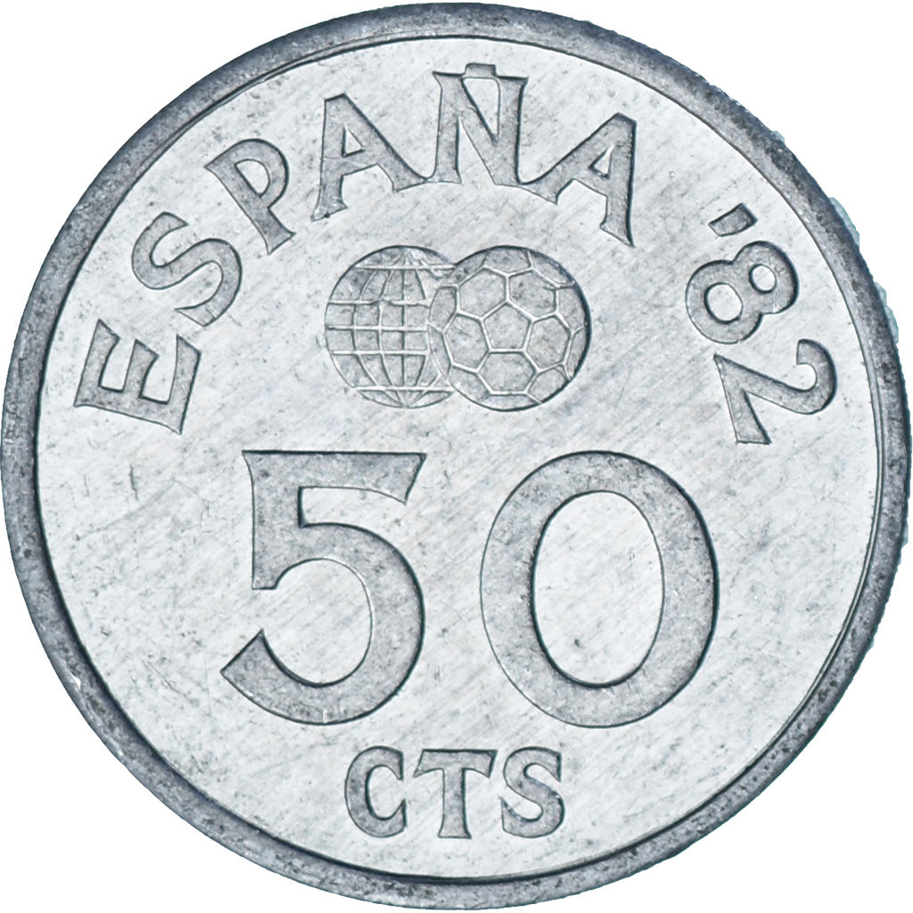Spain, 50 Centimos, 1980