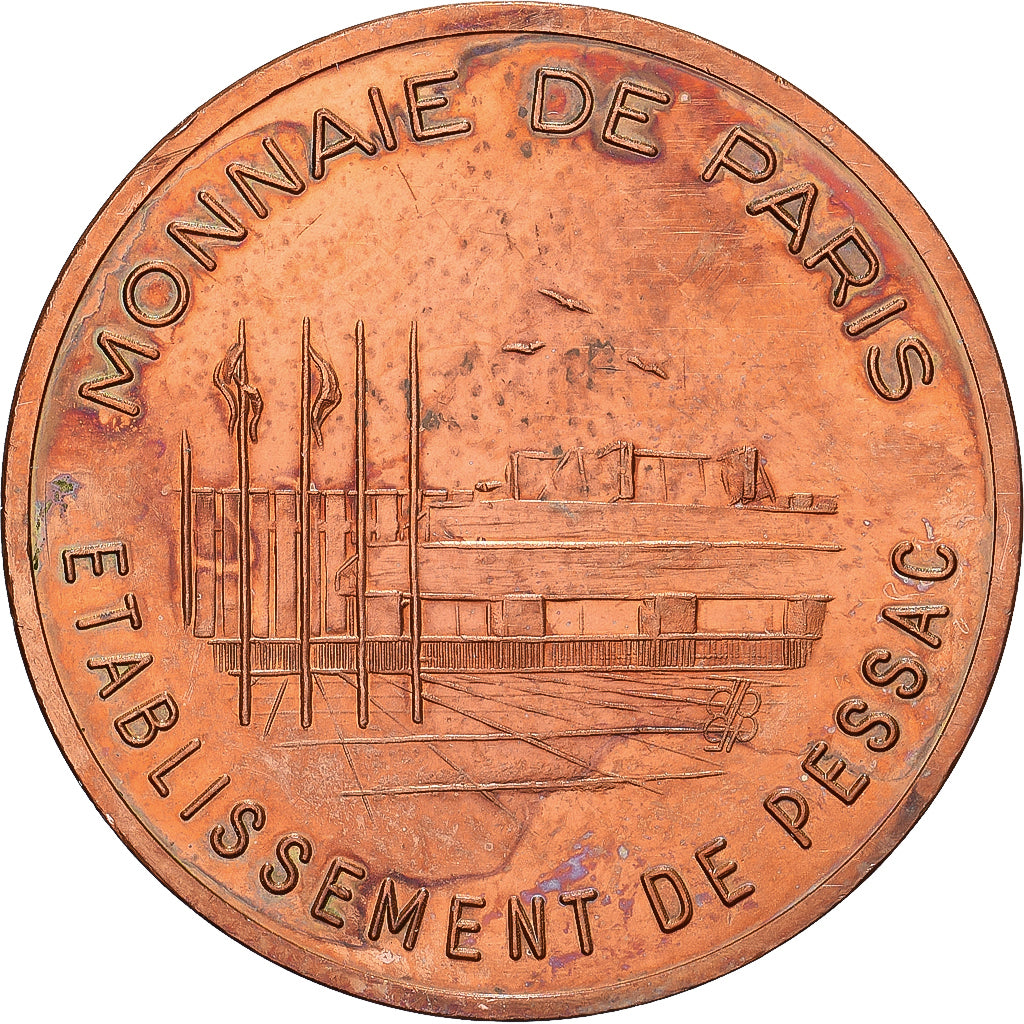 Francia, 5 Centimes, Essai de frappe, Pessac, Acciaio placcato rame, SPL-