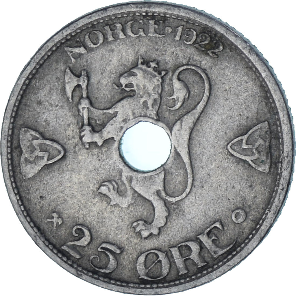 Norwegia, 25 Öre, 1922