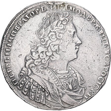 Russia, Peter II, 1 Rouble, 1728, Moscow, Silver, EF(40-45), KM:182.2