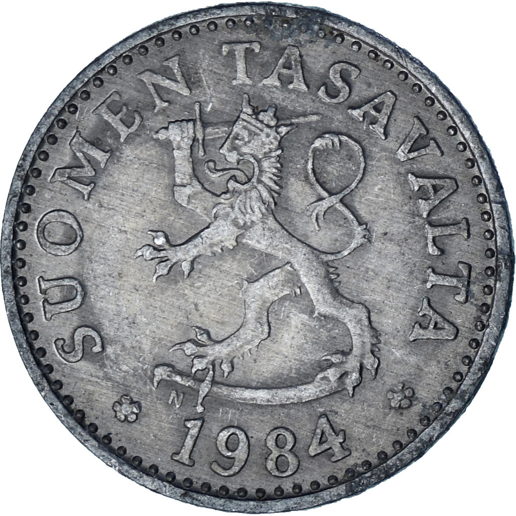 Finlande, 10 Pennia, 1984