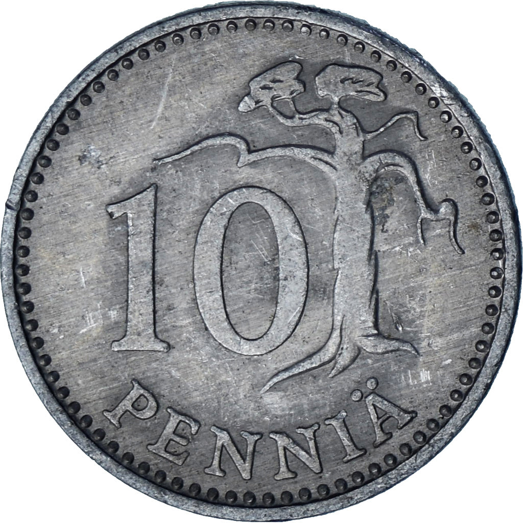 Finlande, 10 Pennia, 1984