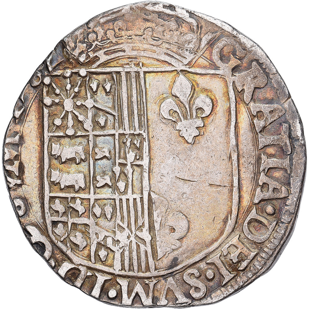 Kingdom of Navarre, Henri III (Henri II de Béarn), 1 Franc, 1582, Saint-Palais
