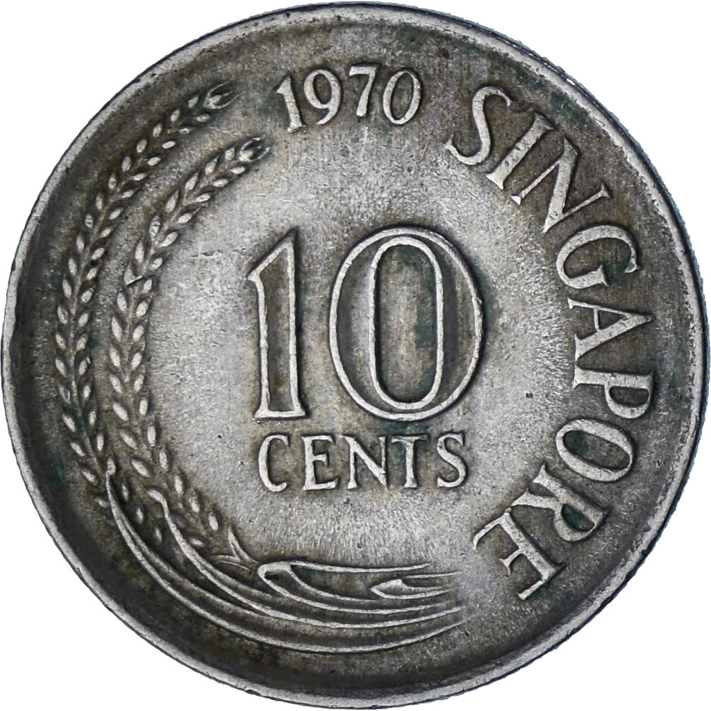 Singapur, 10 Cents, 1970