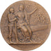 Francia, medalla, Préparation Militaire, 1911, MDP, Bronce, Grandhomme, EBC