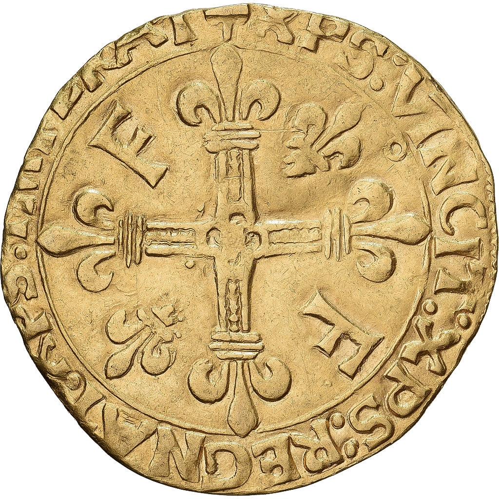 France, François Ier, Ecu d'or, 1519-1540, Toulouse, Or, TB+, Gadoury:315