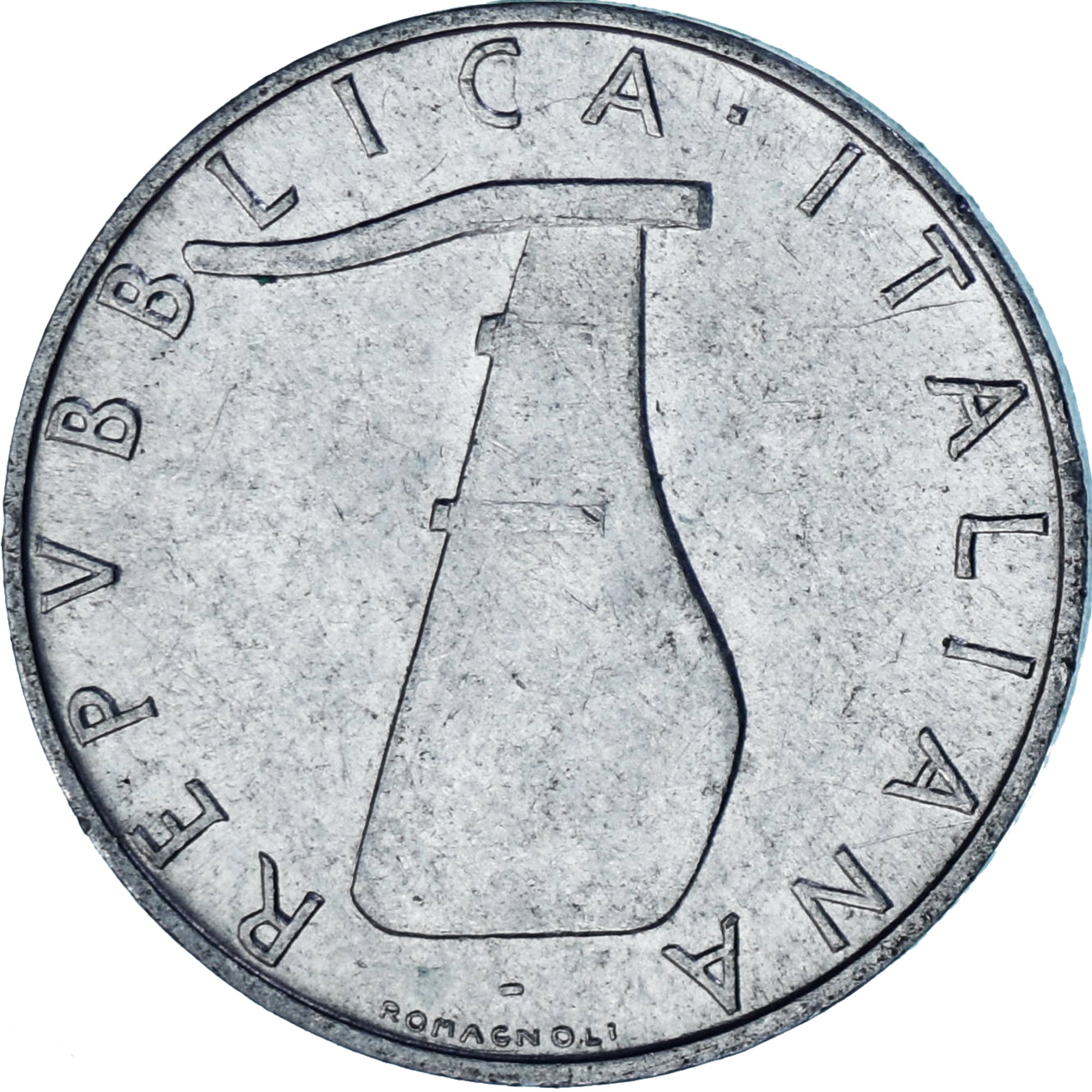 Włochy, 5 Lire, 1978