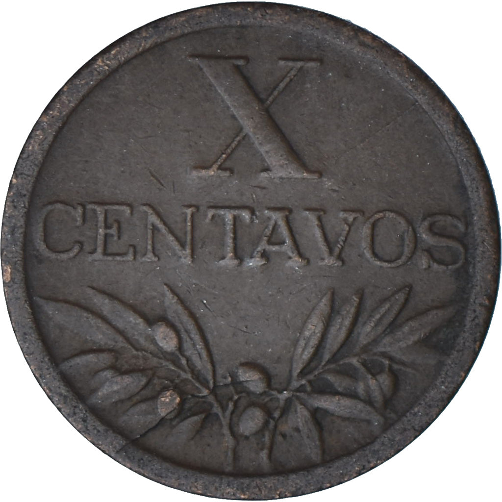 Portugal, 10 Centavos, 1952