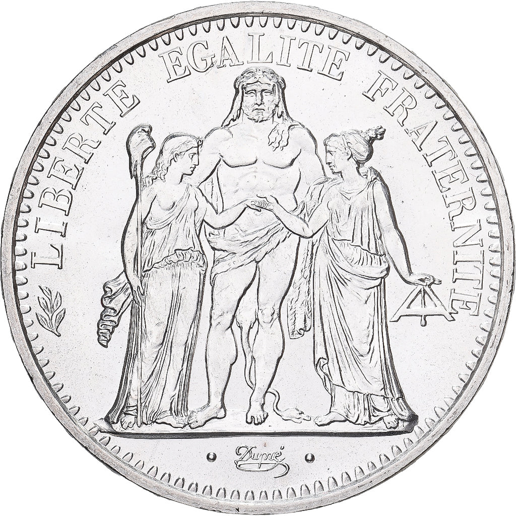 France, 10 Francs, Hercule, 1973, MDP, Silver, MS(63), Gadoury:813