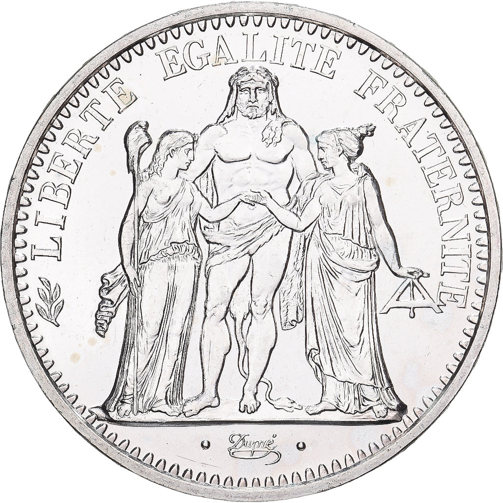 France, 10 Francs, Hercule, 1973, MDP, Silver, MS(63), Gadoury:813