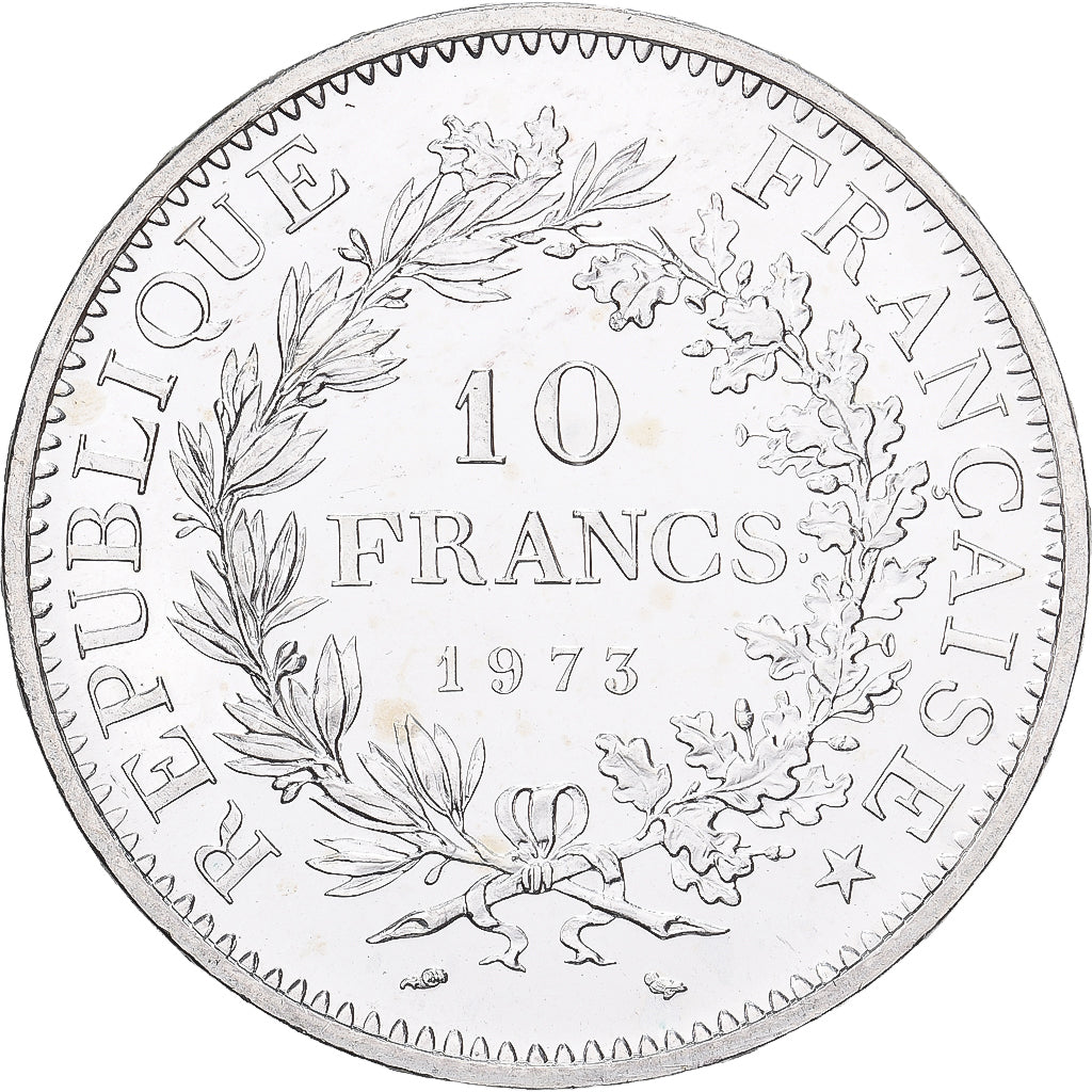 Francia, 10 Francs, Hercule, 1973, MDP, Argento, SPL, Gadoury:813