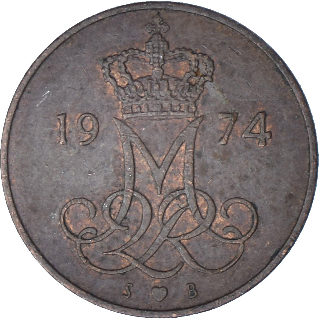 Danimarca, 5 Öre, 1974