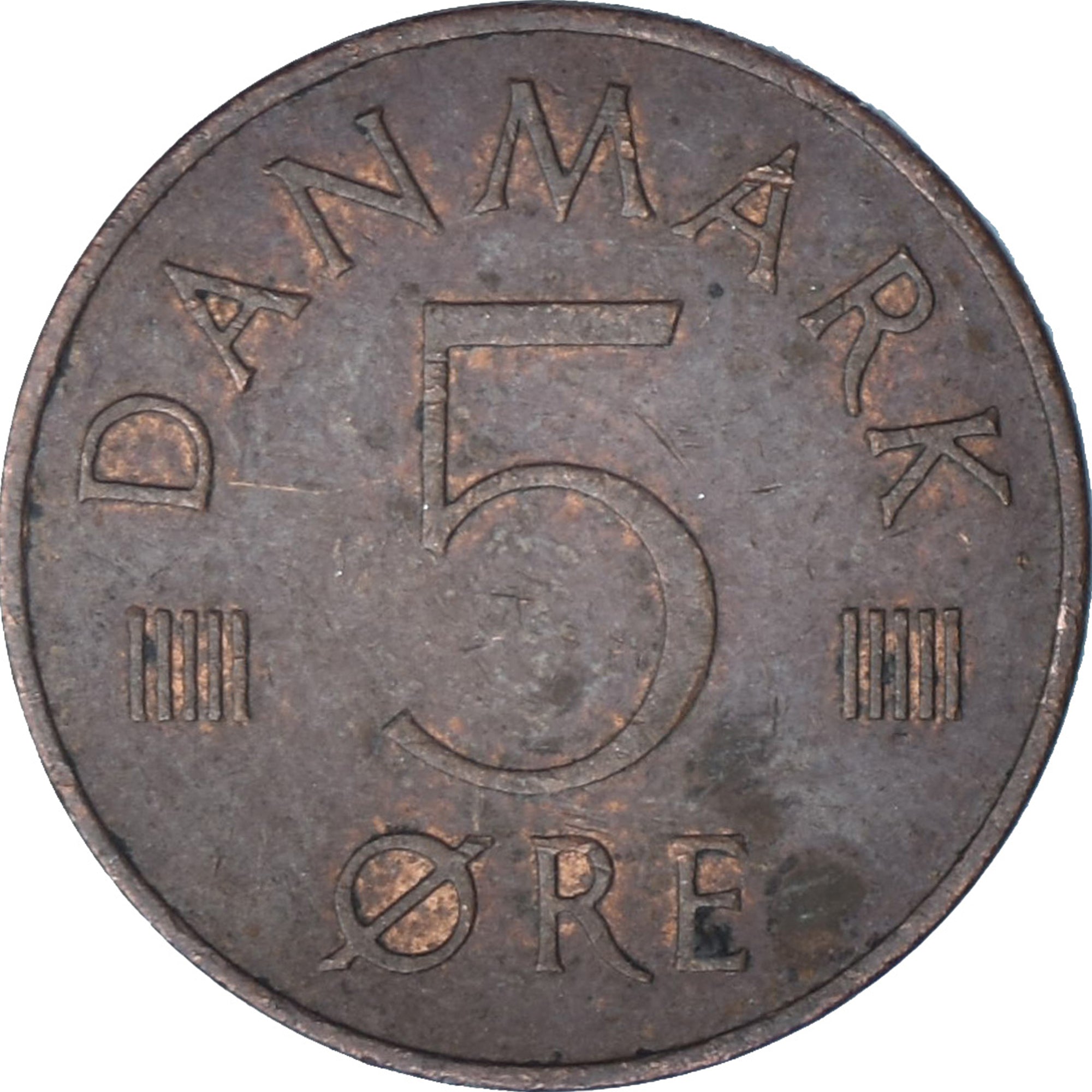 Danimarca, 5 Öre, 1974
