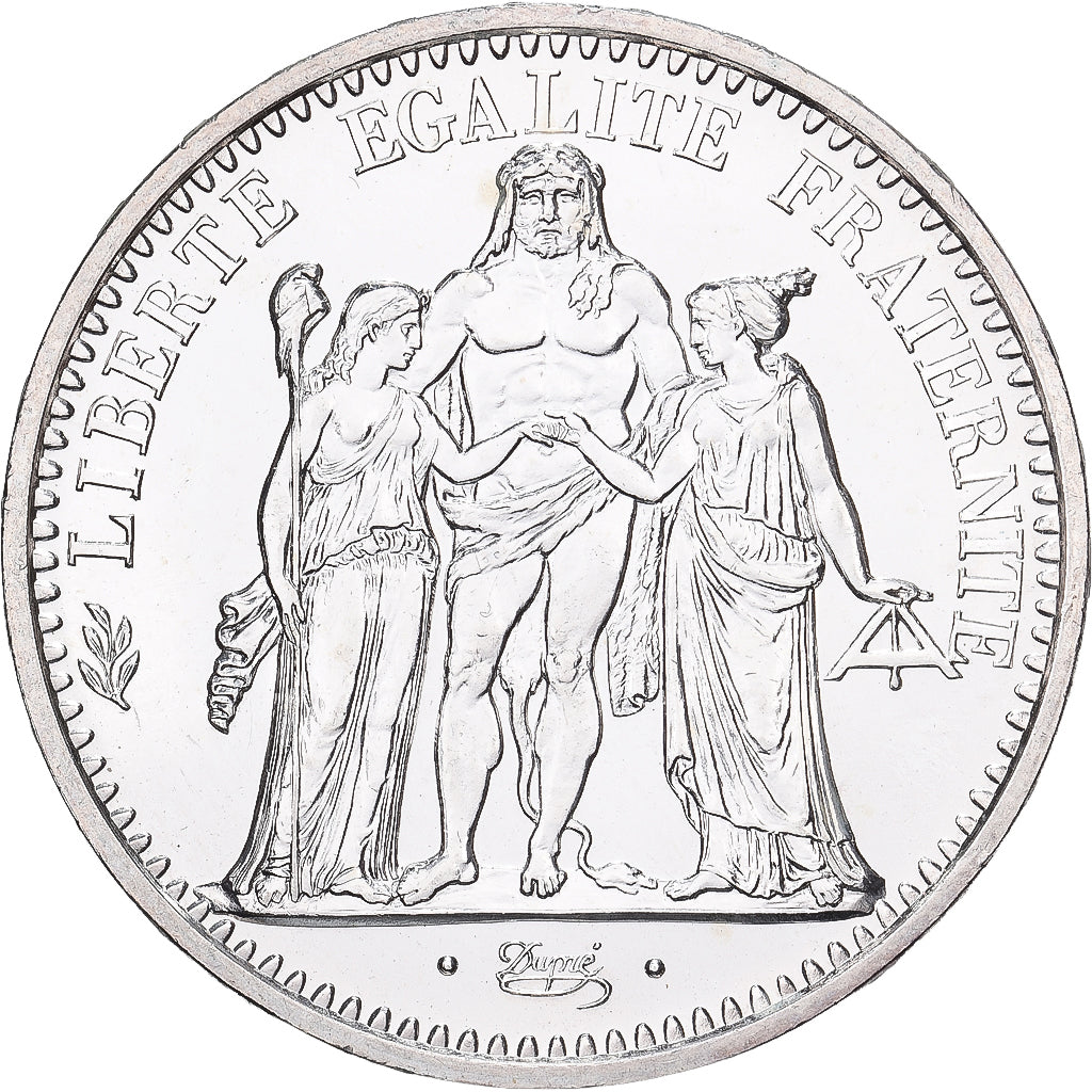 France, 10 Francs, Hercule, 1973, MDP, Silver, MS(63), Gadoury:813