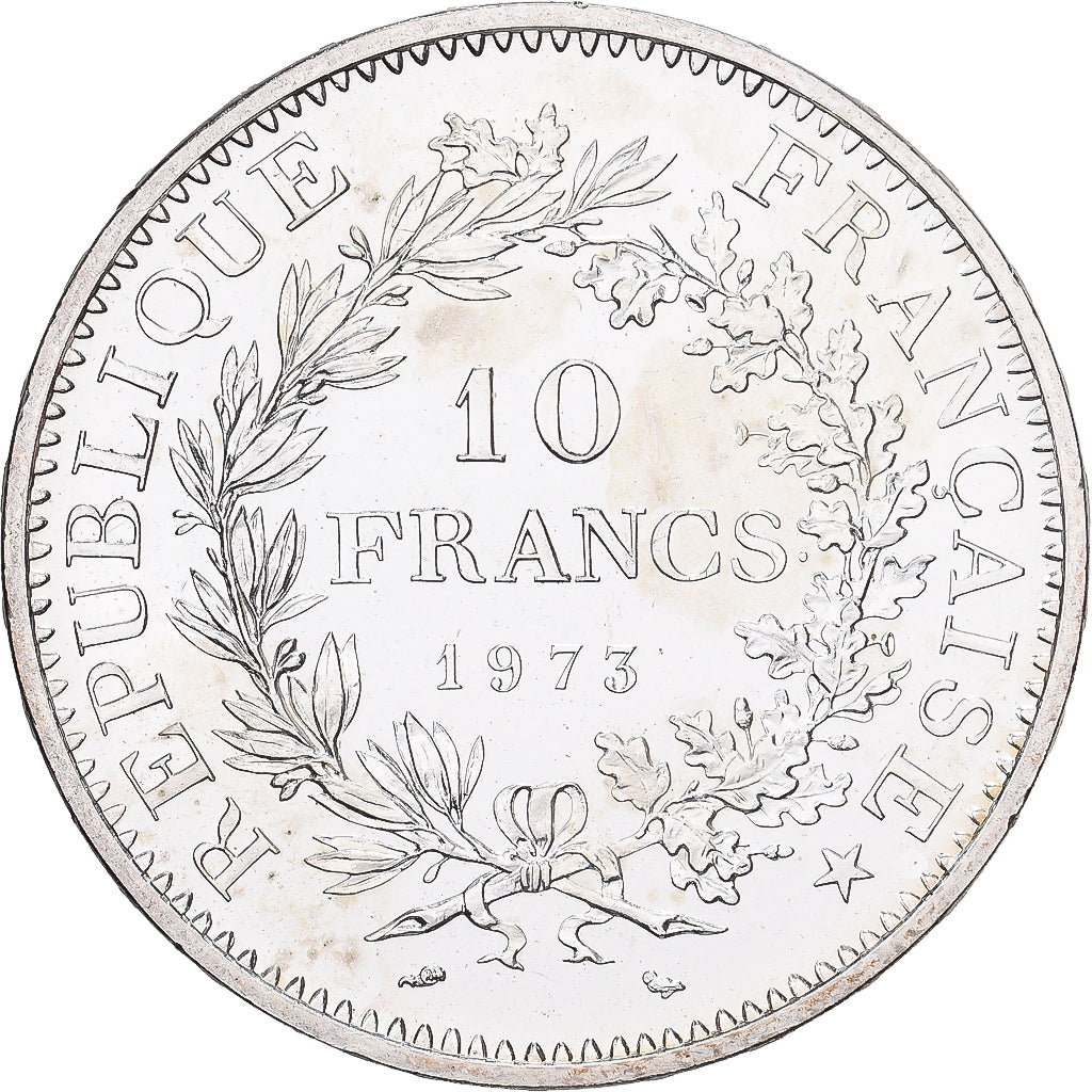 Francia, 10 Francs, Hercule, 1973, MDP, Plata, SC, Gadoury:813