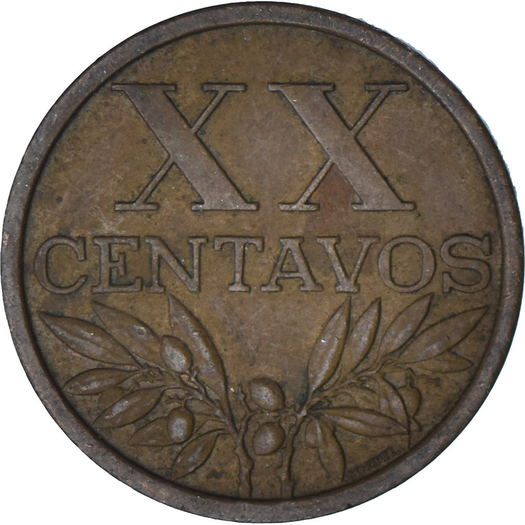 Portugal, 20 Centavos, 1962