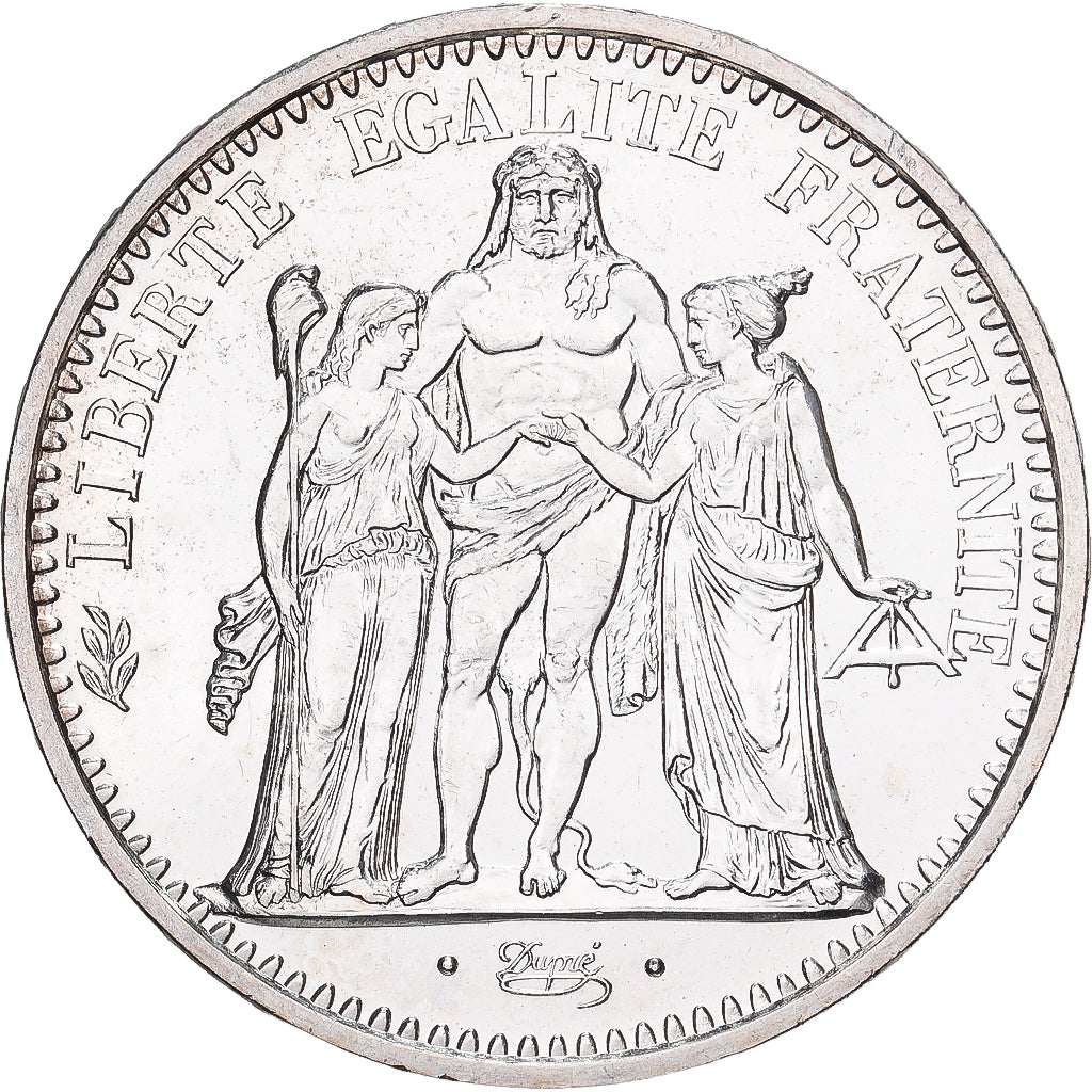 France, 10 Francs, Hercule, 1973, MDP, Silver, MS(63), Gadoury:813