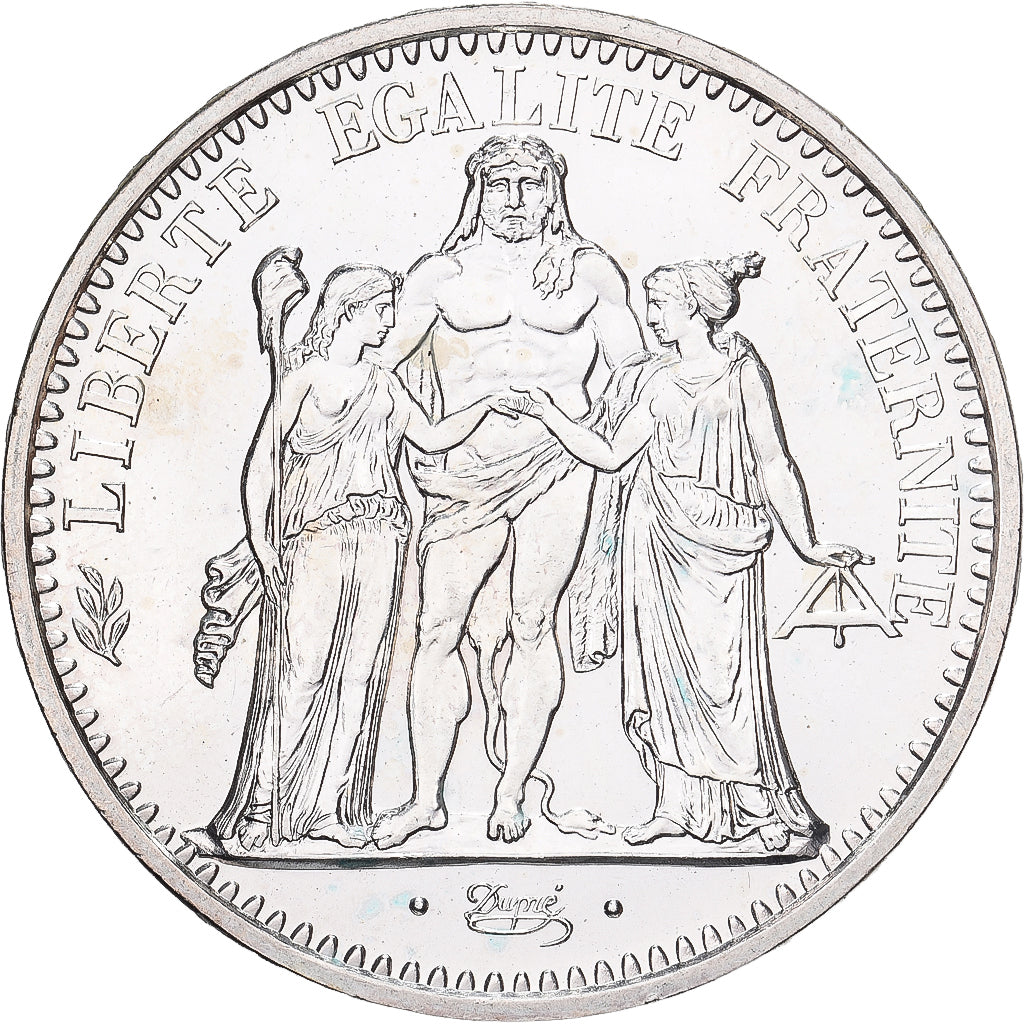 France, 10 Francs, Hercule, 1973, MDP, Silver, MS(63), Gadoury:813