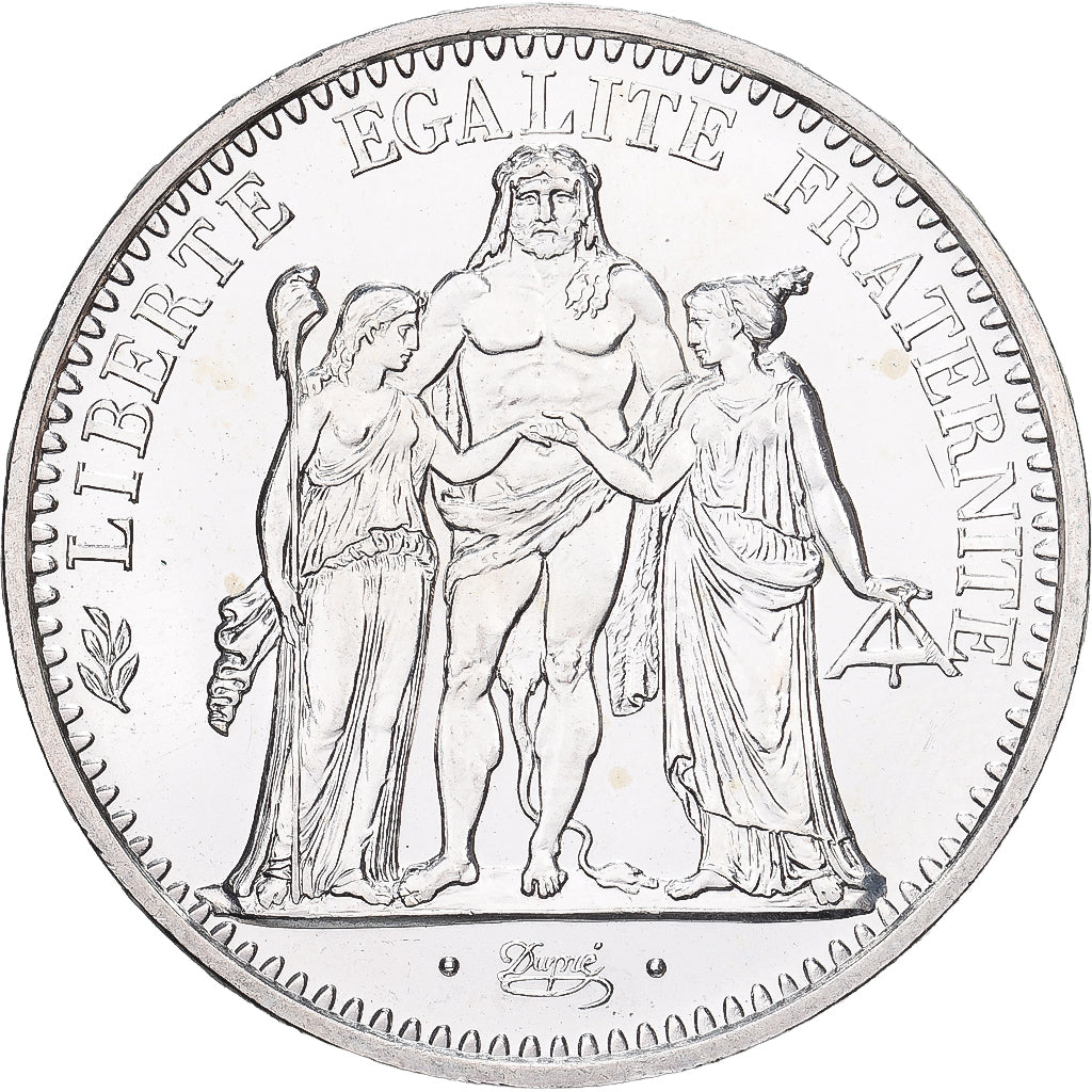 France, 10 Francs, Hercule, 1973, MDP, Silver, MS(63), Gadoury:813