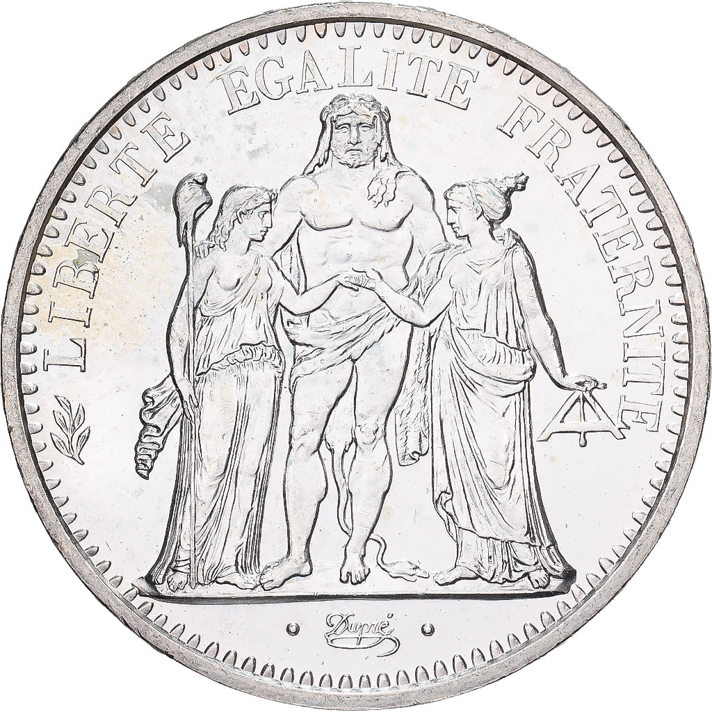 France, 10 Francs, Hercule, 1973, MDP, Silver, MS(63), Gadoury:813