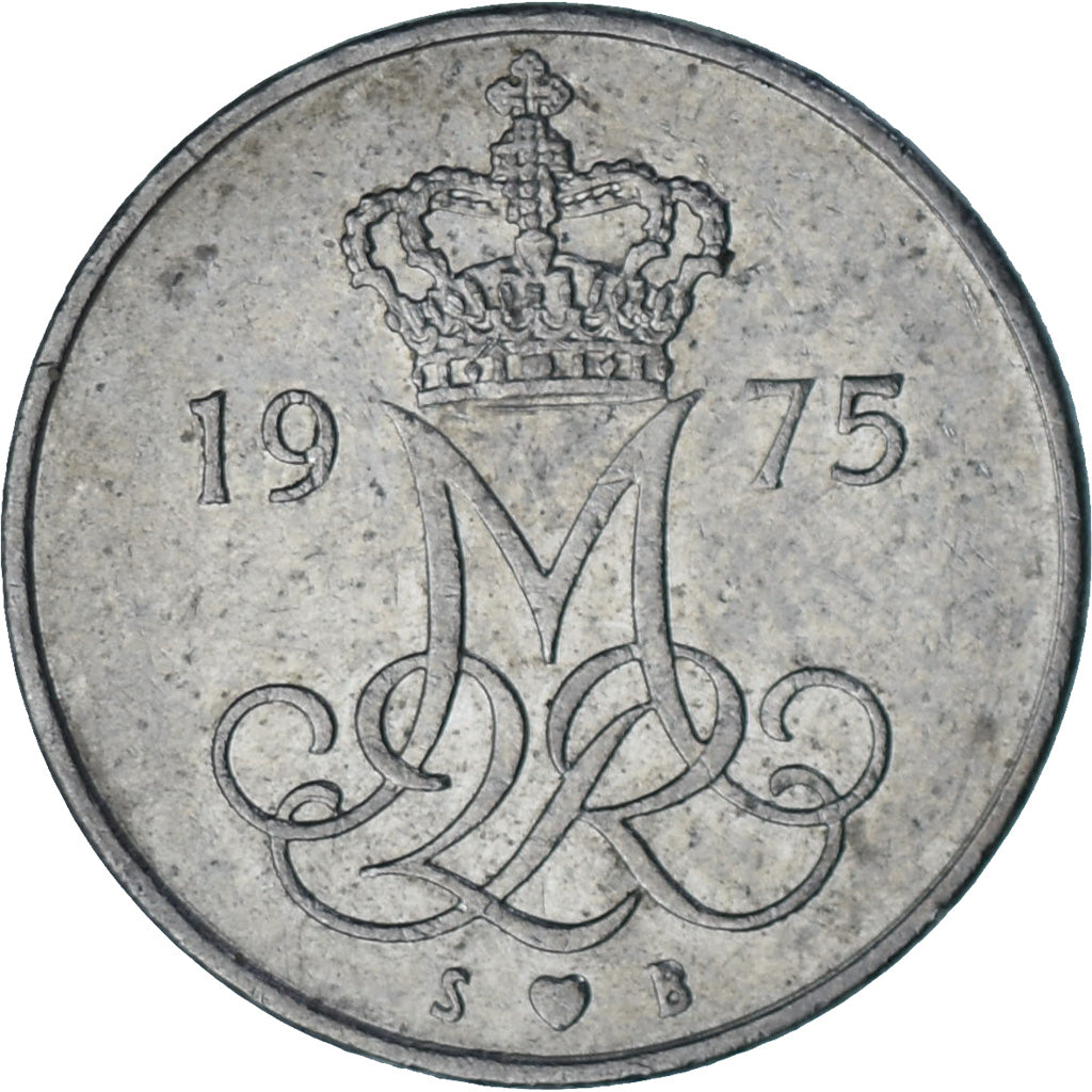 Danimarca, 10 Öre, 1975
