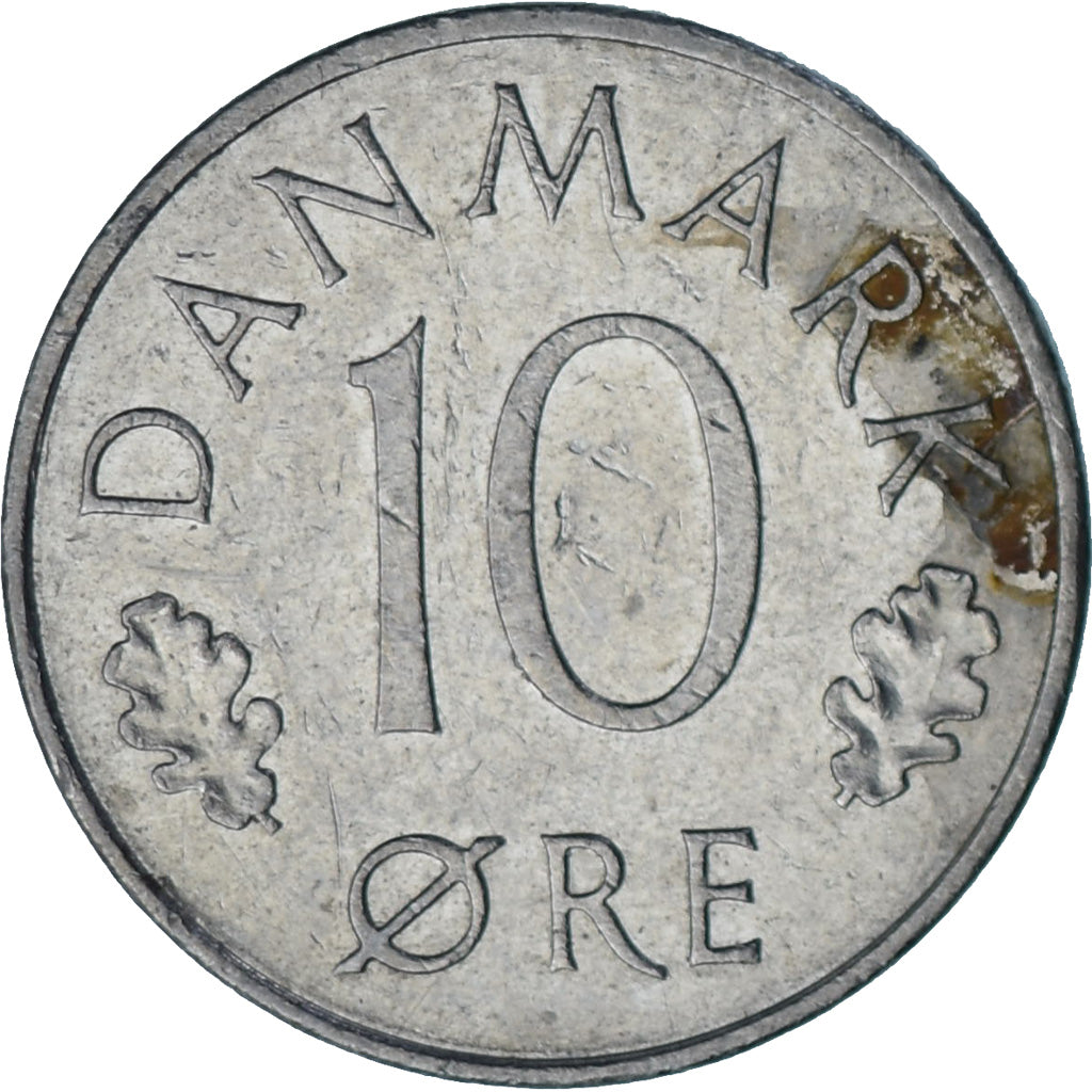 Danimarca, 10 Öre, 1975