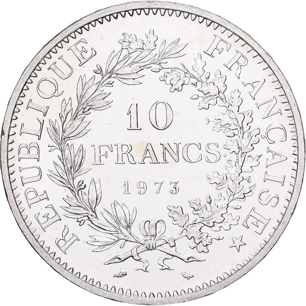 France, 10 Francs, Hercule, 1973, MDP, Argent, SPL, Gadoury:813