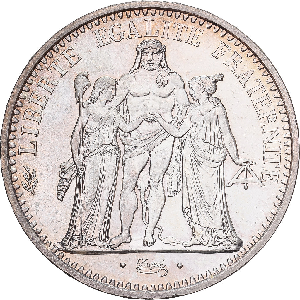 France, 10 Francs, Hercule, 1973, MDP, Silver, MS(63), Gadoury:813
