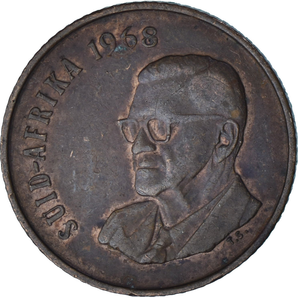 South Africa, 2 Cents, 1968