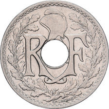 Francia, 25 Centimes, Lindauer, 1914, Paris, Souligné, Níquel, SC, Gadoury:379
