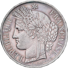 France, 5 Francs, Cérès, 1851, Paris, Silver, EF(40-45), Gadoury:719
