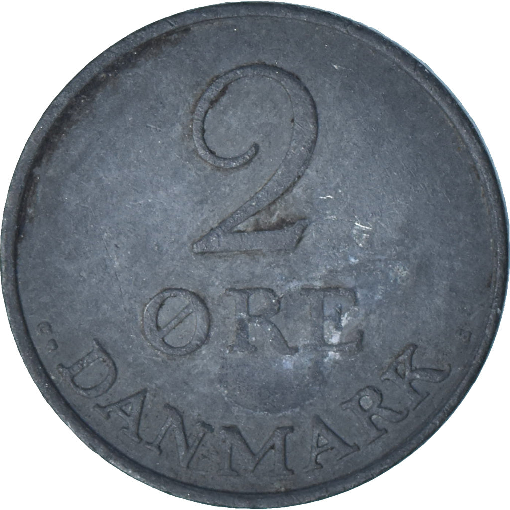 Danimarca, 2 Öre, 1956