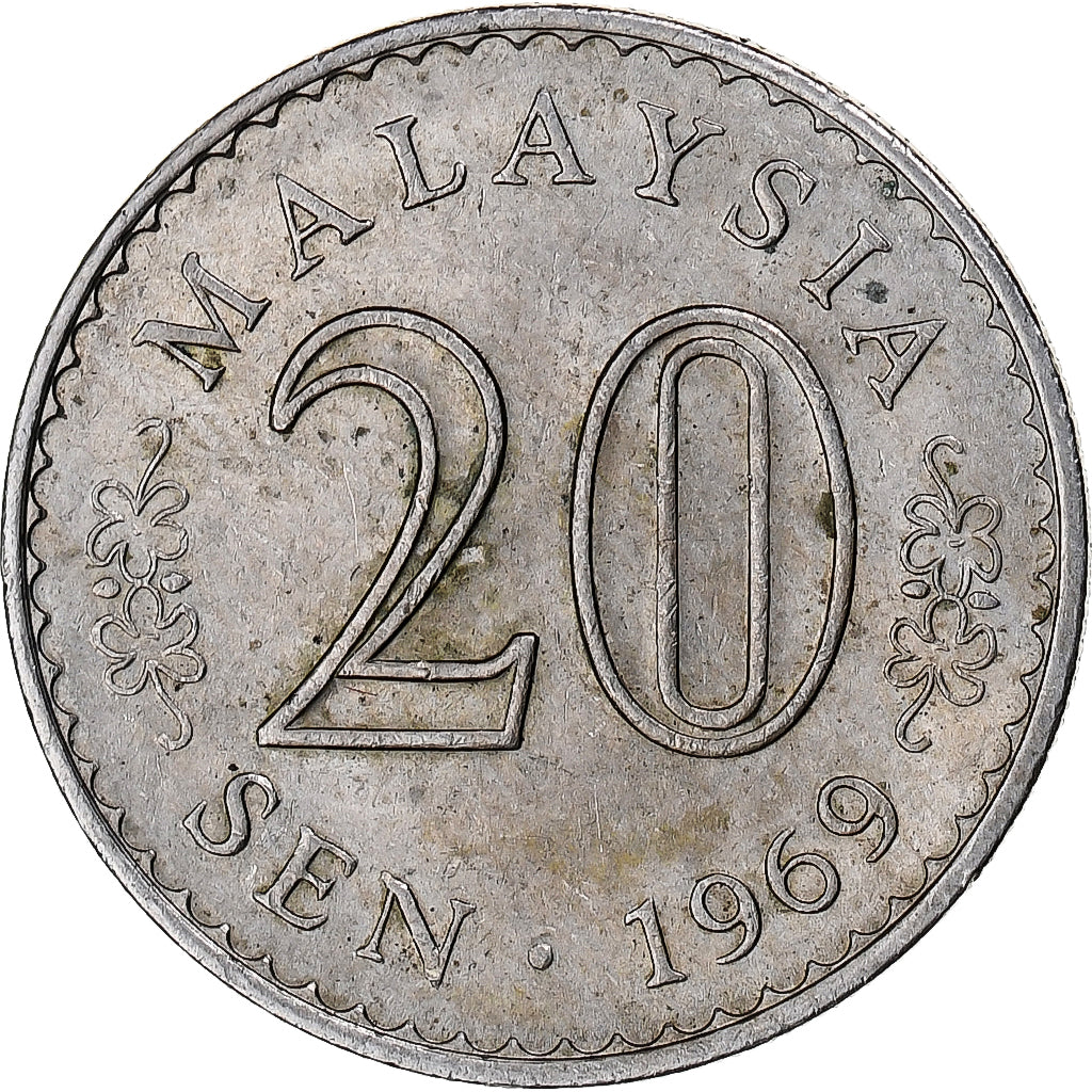 Maleisië, 20 Sen, 1969