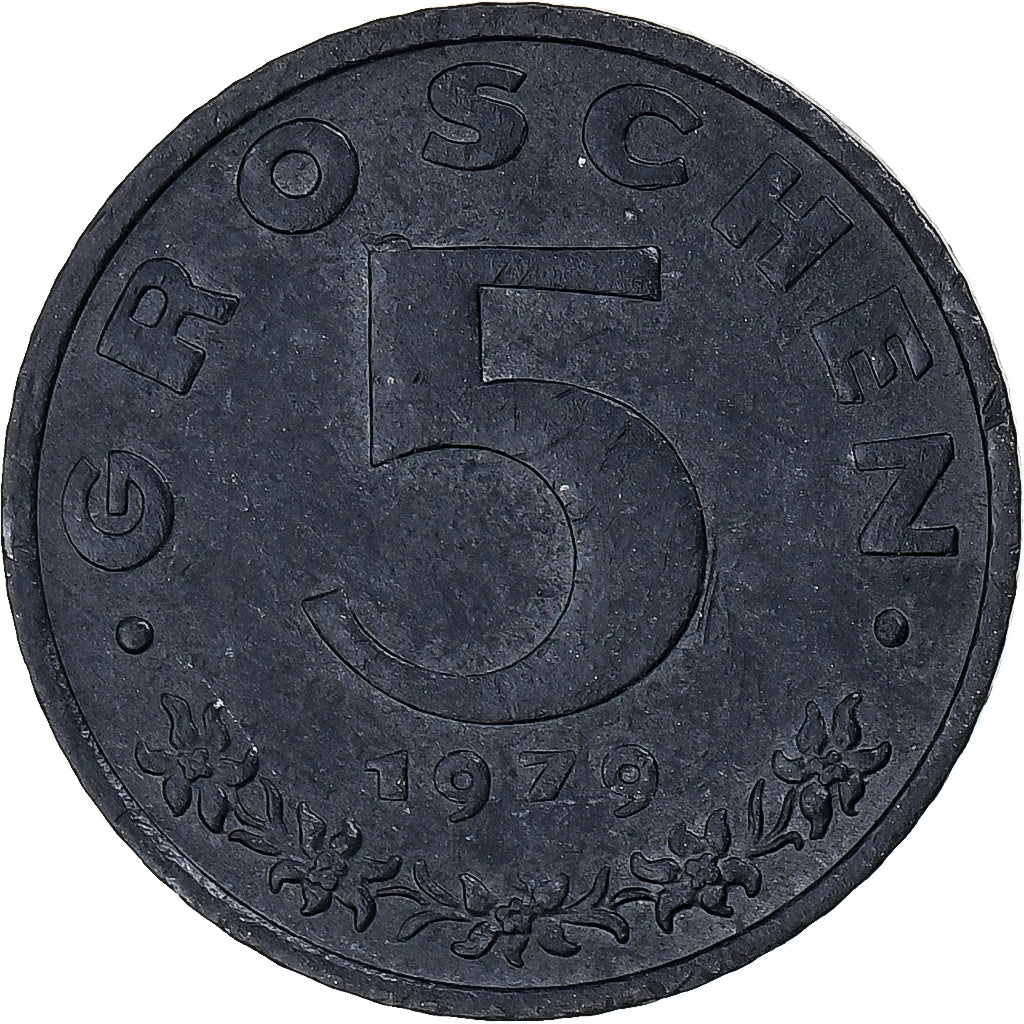 Austria, 5 Groschen, 1979