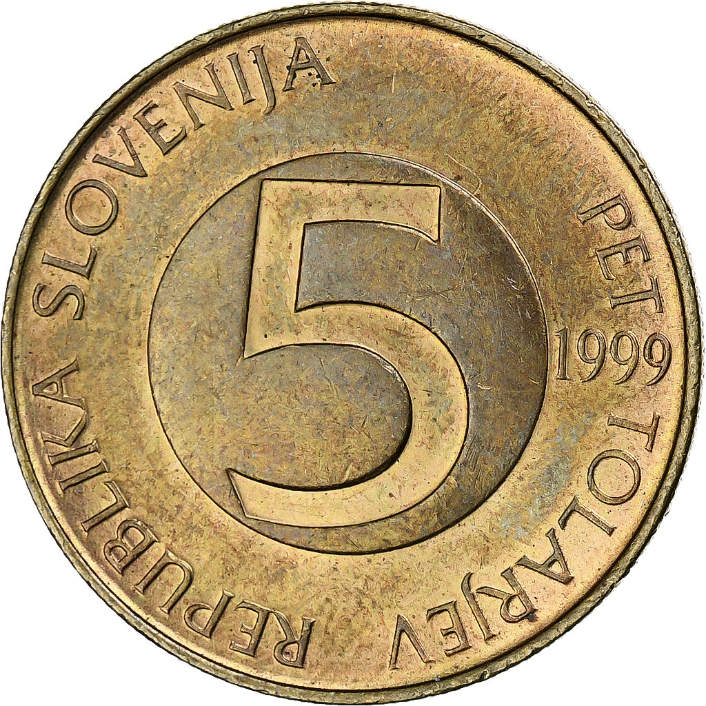 Slowenien, 5 Tolarjev, 1999