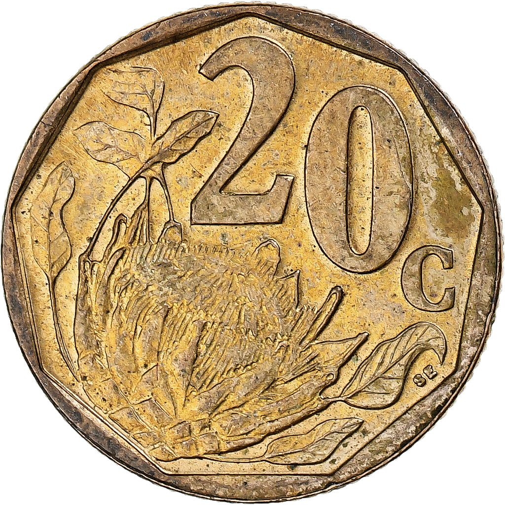 Afrique du Sud, 20 Cents, 2006
