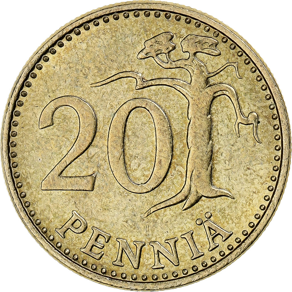 Finland, 20 Pennia, 1983