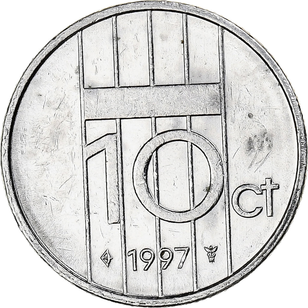 Netherlands, 10 Cents, 1997