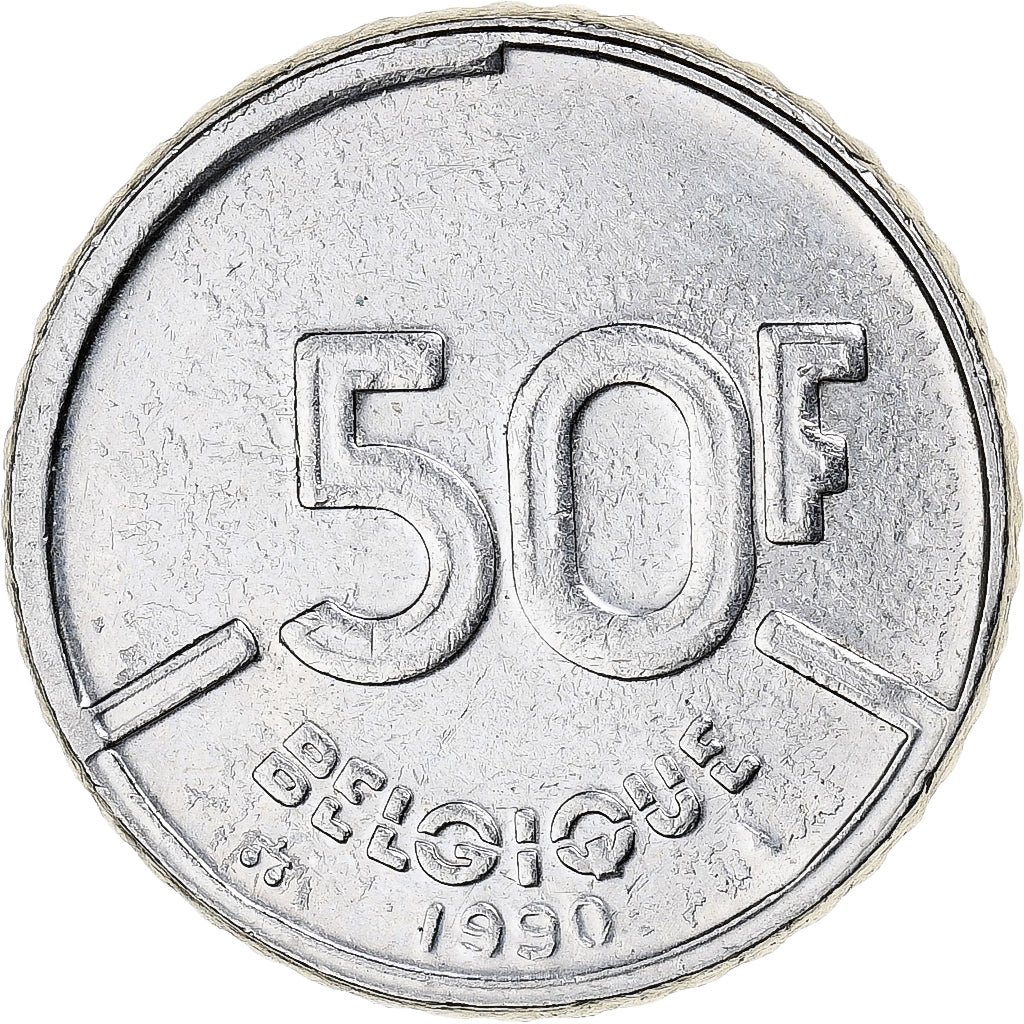 Belgique, 50 Francs, 50 Frank, 1990