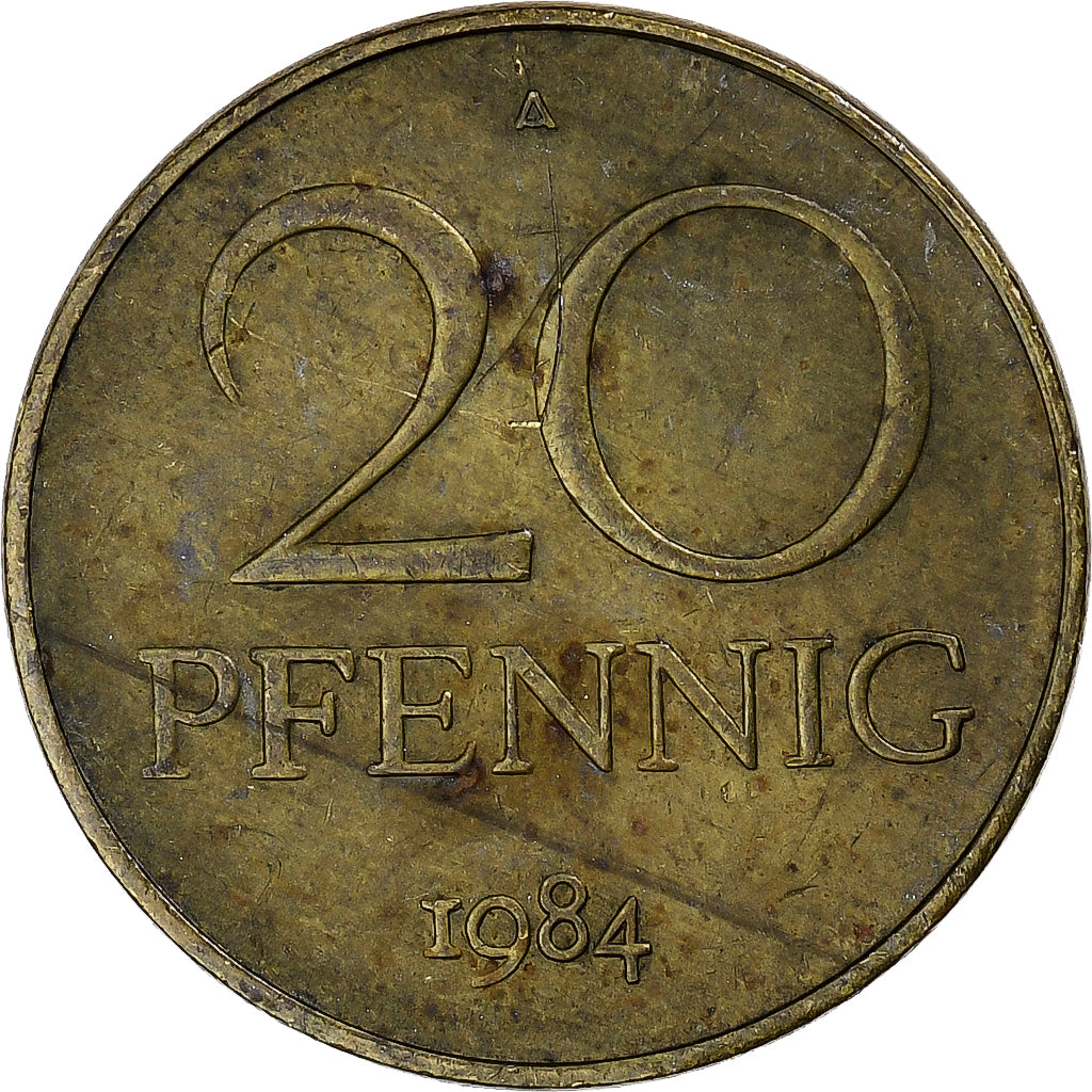REPUBBLICA DEMOCRATICA TEDESCA, 20 Pfennig, 1984
