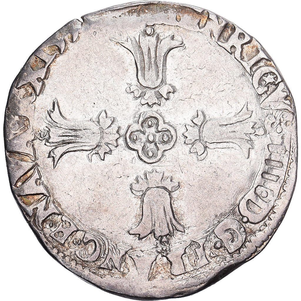 Frankreich, Henri IV, 1/4 Ecu, 159[?], Bayonne, Silber, SS