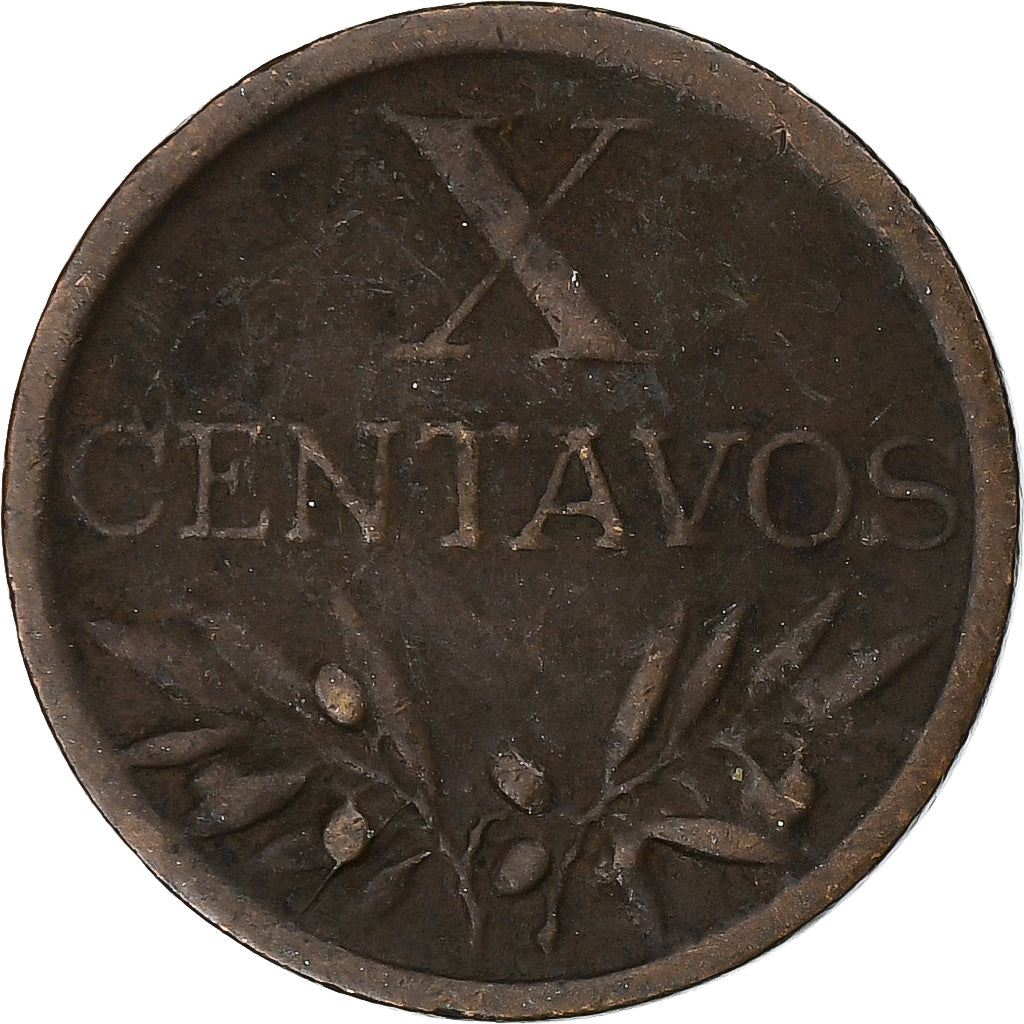 Portugal, 10 Centavos, 1948