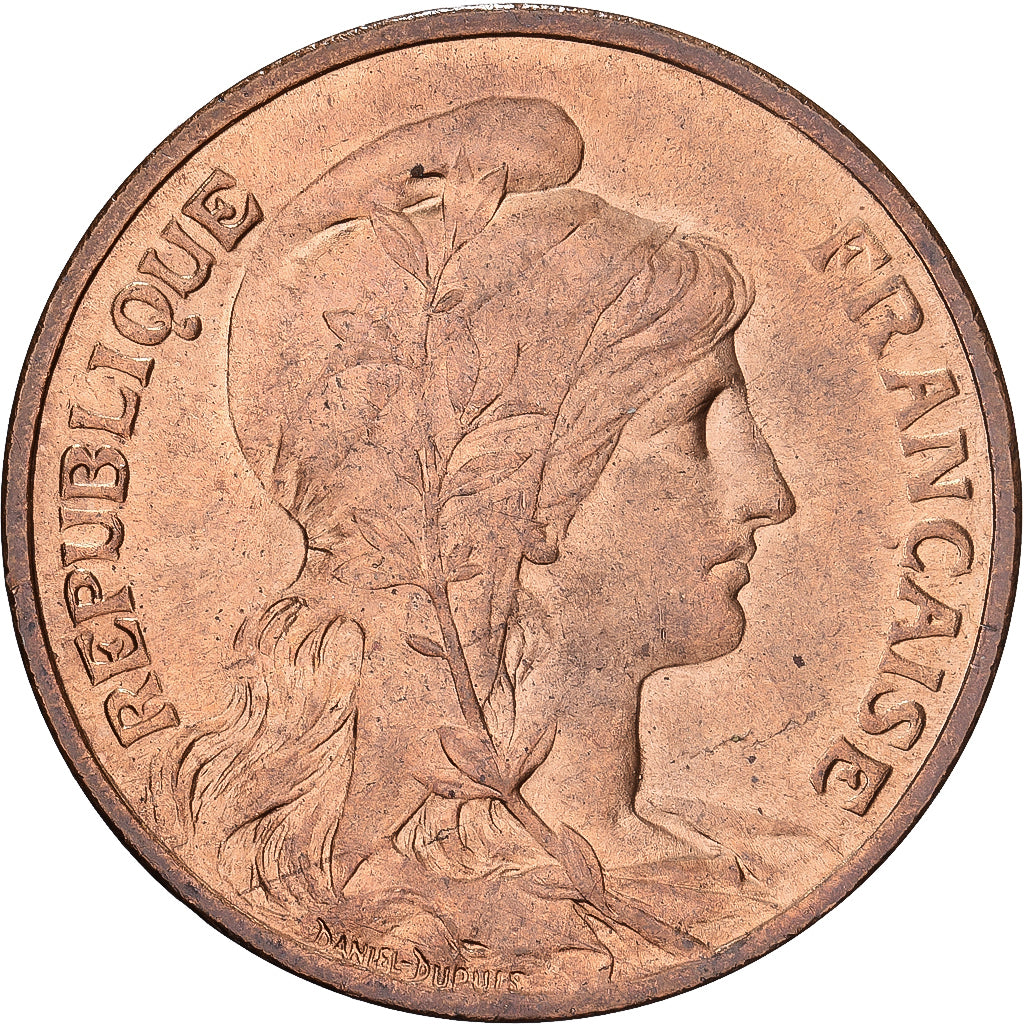 Frankreich, 10 Centimes, Dupuis, 1914, Paris, Bronze, UNZ, Gadoury:277